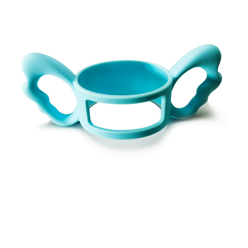 Handle milk drinking bottle