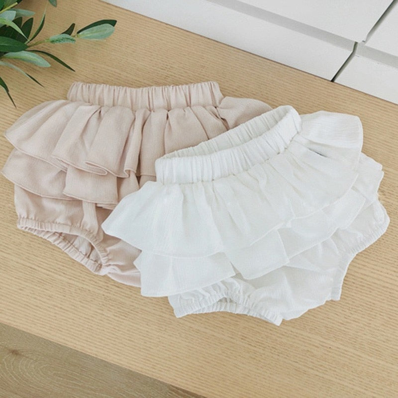 Baby Girls Ruffle Short Pant