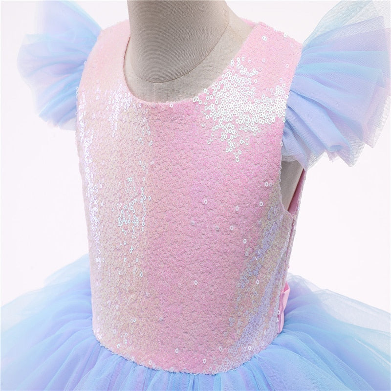 Girls Tutu Prom Gown